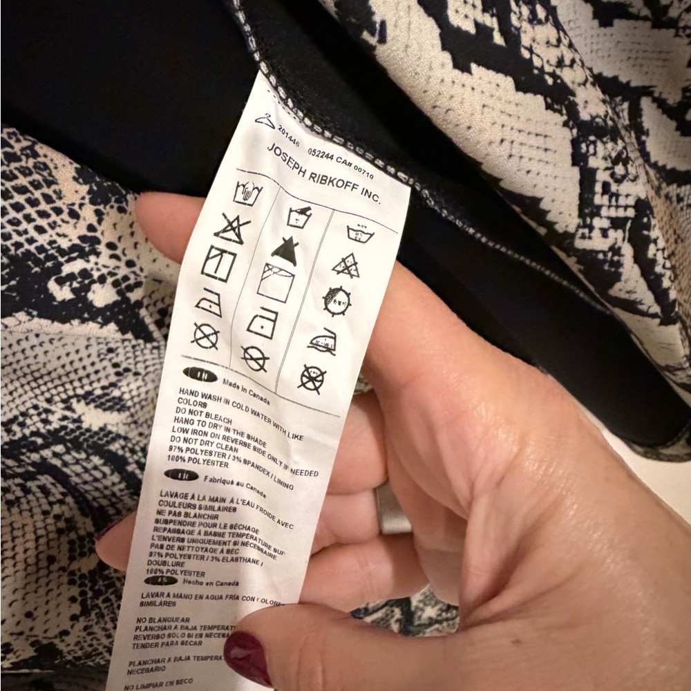 Joseph Ribkoff Snake Pattern Blazer WORN ONCE - Picture 6 of 8